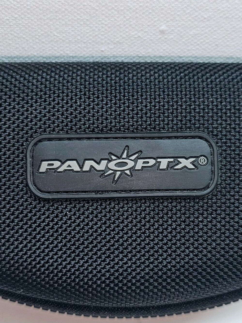 PANOPTX Genuine Sunglass Case Black - Heavy Duty - Zippered Case- Semi-Hard